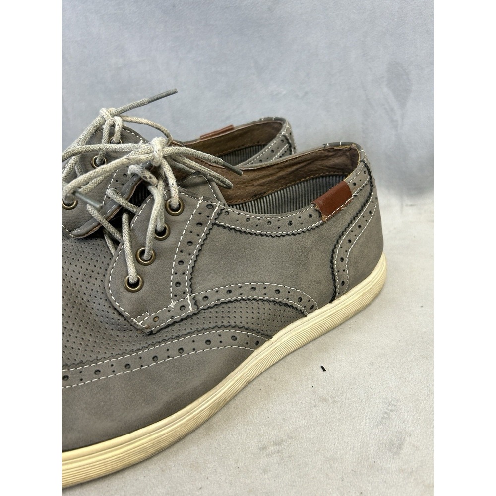 Madden Ranney Wingtip Casual Shoes Mens Size 12 Steve‎ Madden Lace Up Blue/ Gray - Picture 6 of 16